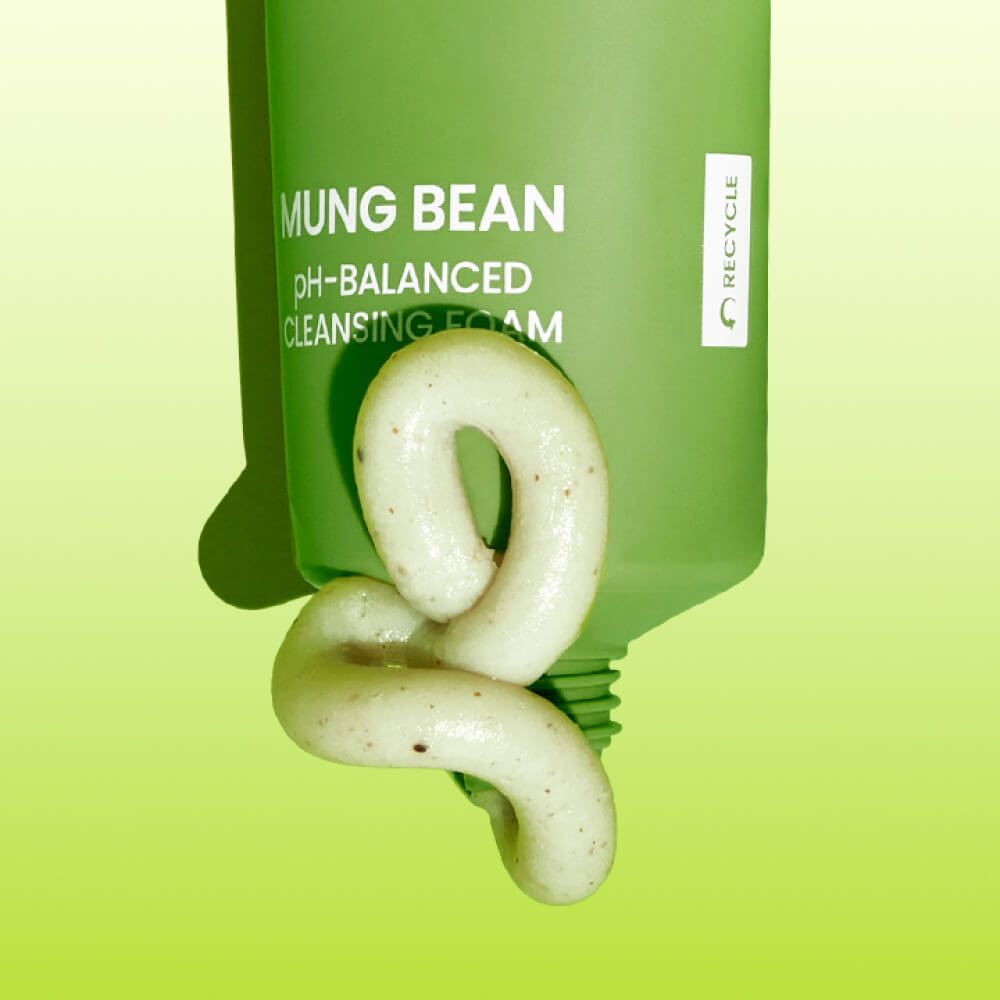 Пенка для глубокого очищения с бобами маш Beplain Mung Bean pH-Balanced Cleansing Foam