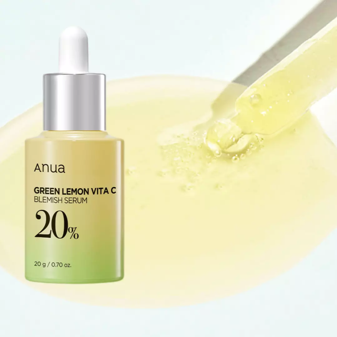 Липосомальная сыворотка с зелёным лимоном для выравнивания тона Anua Green Lemon Vita C Serum