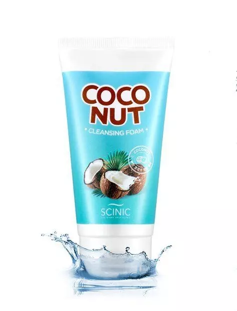 пенка с кокосовым маслом для очищения scinic coconut cleansing foam